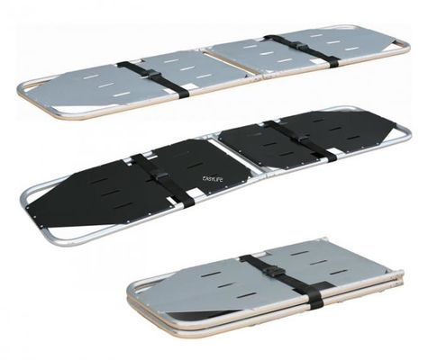 알루미늄 합금 접이식 스트레처 먼저 척추 및 허리 부상을 가진 환자를 운송