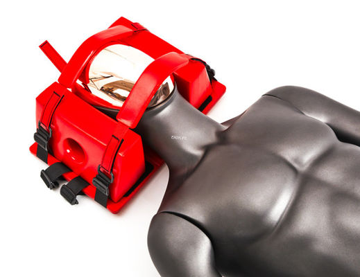 척추 널 머리는 척추 들것을 위한 뒤판 병원 보편적인 머리 고정 장치를 막습니다