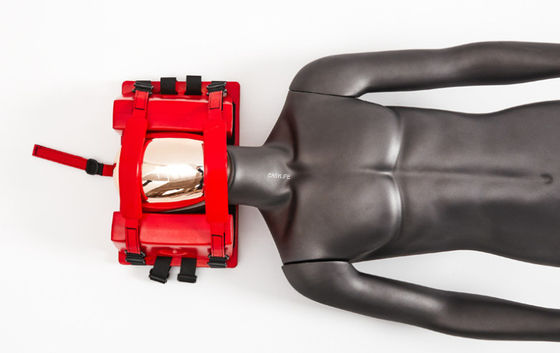 척추 널 머리는 척추 들것을 위한 뒤판 병원 보편적인 머리 고정 장치를 막습니다