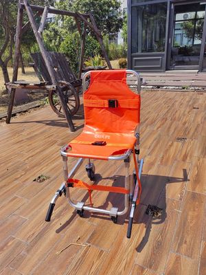 4륜 알루미늄 합금 계단 스트레처 접이성 PVC 천 응급 환자 이전