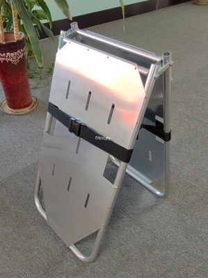 좋은 가격 알루미늄 합금 하드 보드 환자를 옮기기 위한 두 번 접는 스트레이커 가벼운 무게 휴대 편리 온라인으로