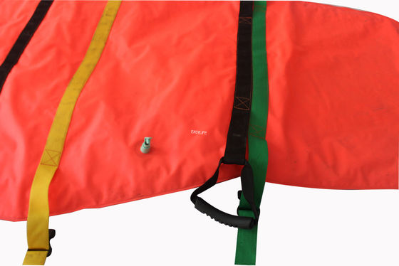 오렌지 의학적 응급 구조 장비 접이식 공기 진공 매트리스 스트레이커