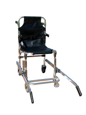 폴더블 두꺼운 알루미늄 합금 PVC 천 4 바퀴와 6 손잡이와 함께 계단 스레처