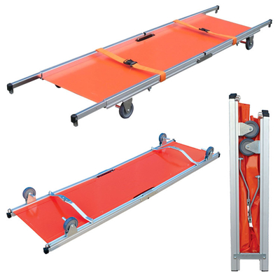 좋은 가격 참을성 있는 이동을 위한 230 x 17 X55 Cm 9.2kg 접히는 자동 선적 구급차 및 들것 온라인으로