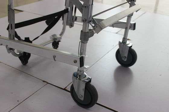 90CM 2 겹 컨버터블 휠체어 정액 들것 병원 구급차 알루미늄 합금