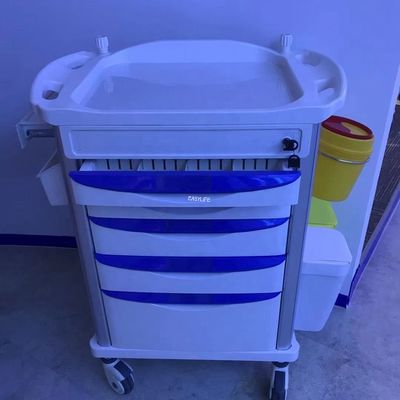 튼튼한 충돌 손수레 비상사태 의료 기기 트롤리 장비 520MM