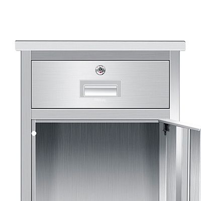 450MM 병원 환자 머리맡 로커 식탁 내각 밝은 녹색 Odm