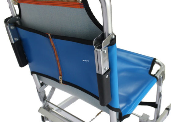 파란 참을성 있는 이동 ISO9001 단계를 올라가는 층계를 위한 35in 휠체어