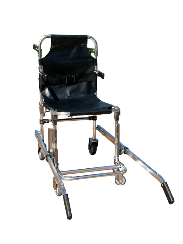 폴더블 두꺼운 알루미늄 합금 PVC 천 4 바퀴와 6 손잡이와 함께 계단 스레처