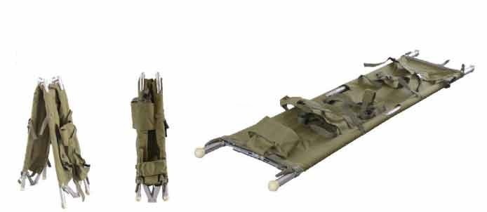 구급차 9 Kg를 위한 의학 들것 208 x 55 x 13CM를 접히는 PVC 알루미늄 합금