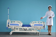 좋은 가격 의료용 전기 병원 침대 가구 측면 레일로 세 가지 기능 온라인으로