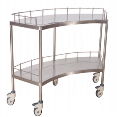 좋은 가격 서랍과 휠과의 1400MM 45CMHospital 의학 가구 외과용 기구 스테인레스 강 손수레 온라인으로