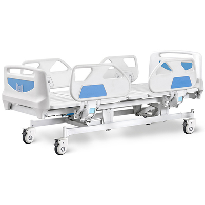 좋은 가격 5 기능 전기 환자 병원 침대 ICU 높이 조정할 수 있는 병원 침대 1050MM 350lb 온라인으로